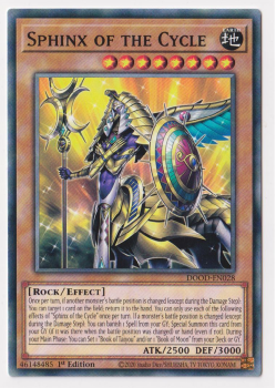 Sphinx of the Cycle (Common) single card from Yu-Gi-Oh!