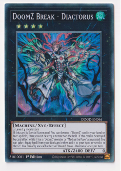 DoomZ Break - Diactorus (Super Rare) single card from Yu-Gi-Oh!