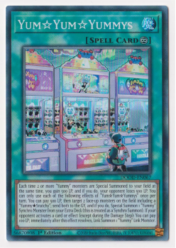 YumâYumâYummys (Super Rare) single card from Yu-Gi-Oh!