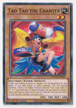 Tao Tao the Chanter (Common) single card from Yu-Gi-Oh!