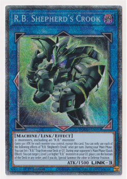 R.B. Shepherd's Crook (Starlight Rare) single card from Yu-Gi-Oh!