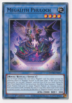 Megalith Phuloch (Common) single card from Yu-Gi-Oh!