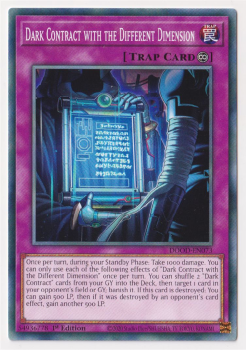 Dark Contract with the Different Dimension (Common) single card from Yu-Gi-Oh!