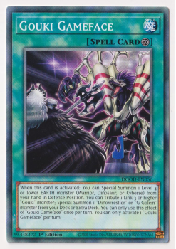 Gouki Gameface (Common) single card from Yu-Gi-Oh!