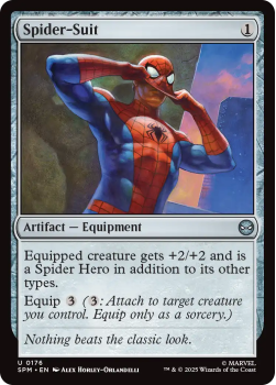 Spider-Suit single card from Magic : the Gathering