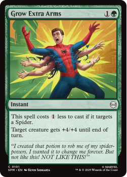 Grow Extra Arms single card from Magic : the Gathering