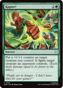 Kapow! single card from Magic : the Gathering