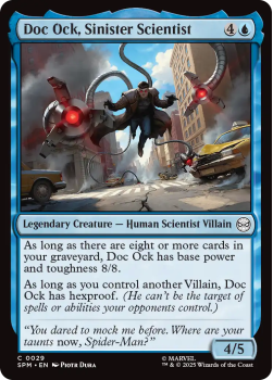Doc Ock, Sinister Scientist single card from Magic : the Gathering