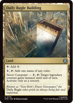 Daily Bugle Building single card from Magic : the Gathering