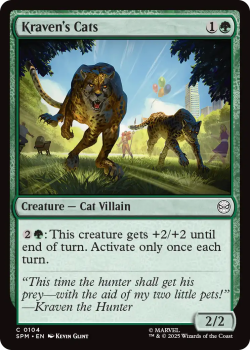 Kraven's Cats single card from Magic : the Gathering