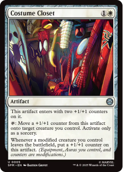 Costume Closet single card from Magic : the Gathering