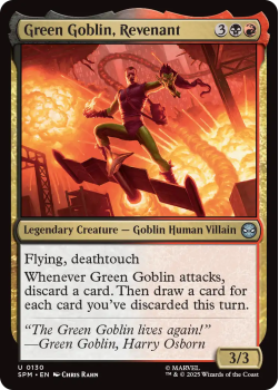 Green Goblin, Revenant single card from Magic : the Gathering