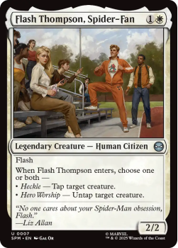 Flash Thompson, Spider-Fan single card from Magic : the Gathering
