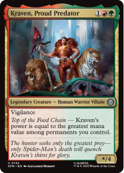Kraven, Proud Predator single card from Magic : the Gathering