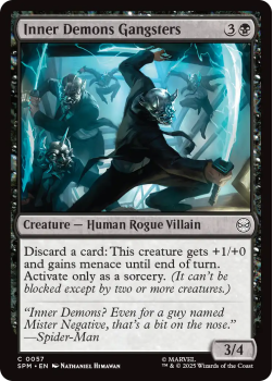 Inner Demons Gangsters single card from Magic : the Gathering