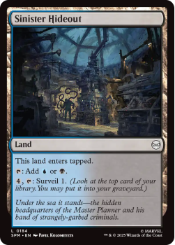 Sinister Hideout single card from Magic : the Gathering