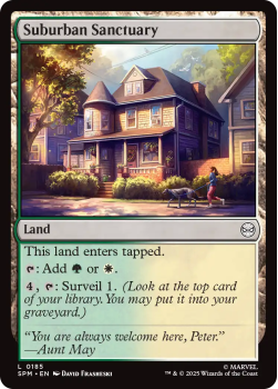 Suburban Sanctuary single card from Magic : the Gathering