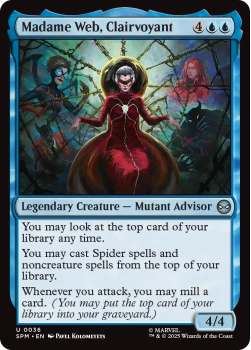 Madame Web, Clairvoyant single card from Magic : the Gathering