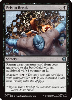 Prison Break single card from Magic : the Gathering