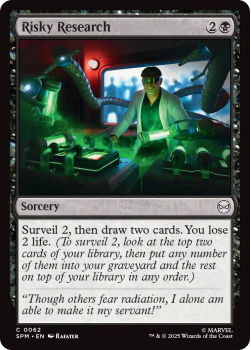 Risky Research single card from Magic : the Gathering