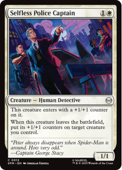 Selfless Police Captain single card from Magic : the Gathering