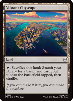Vibrant Cityscape single card from Magic : the Gathering
