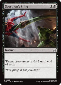Scorpion's Sting single card from Magic : the Gathering