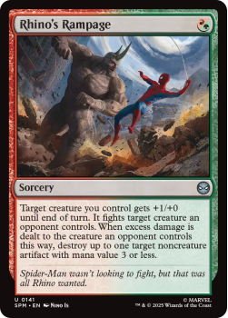 Rhino's Rampage single card from Magic : the Gathering