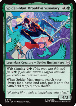 Spider-Man, Brooklyn Visionary single card from Magic : the Gathering