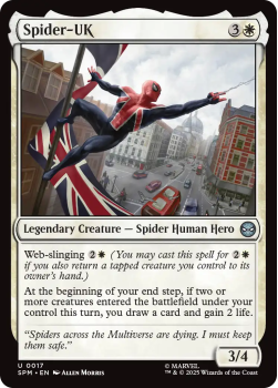 Spider-UK single card from Magic : the Gathering