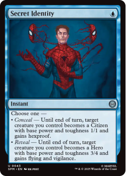 Secret Identity single card from Magic : the Gathering