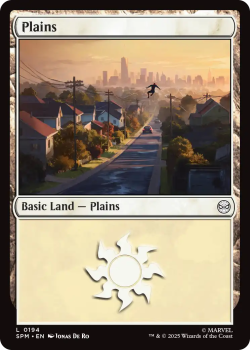 Plains single card from Magic : the Gathering