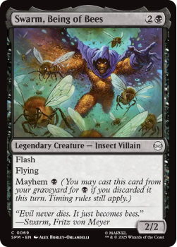Swarm, Being of Bees single card from Magic : the Gathering