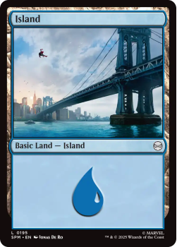 Island single card from Magic : the Gathering