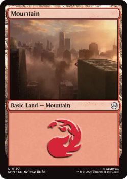 Mountain single card from Magic : the Gathering