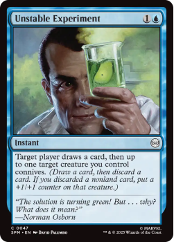Unstable Experiment single card from Magic : the Gathering