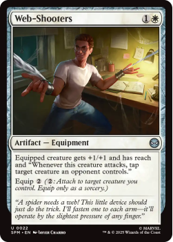 Web-Shooters single card from Magic : the Gathering