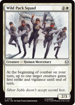 Wild Pack Squad single card from Magic : the Gathering