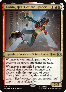 Arana, Heart of the Spider single card from Magic : the Gathering