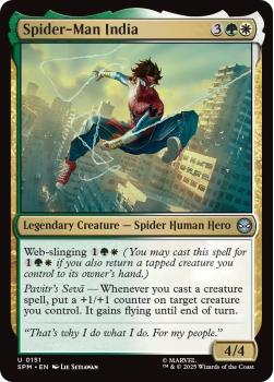 Spider-Man India single card from Magic : the Gathering