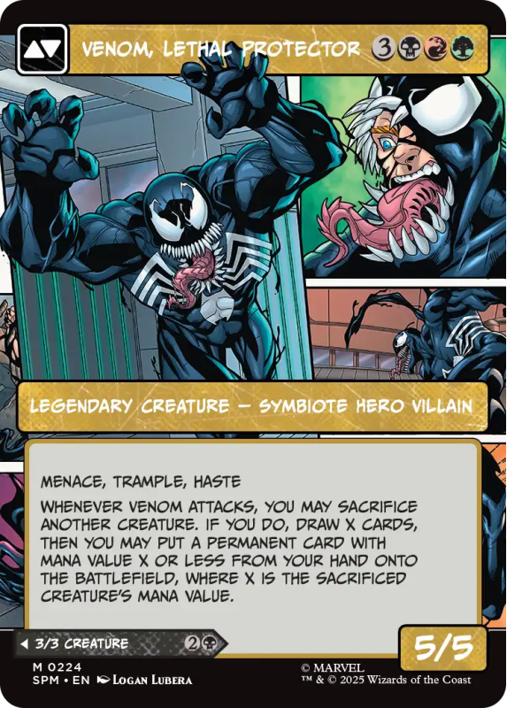 Eddie Brock // Venom, Lethal Protector (SHOWCASE) (FOIL) : 0224