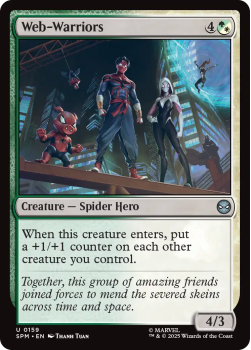Web-Warriors single card from Magic : the Gathering