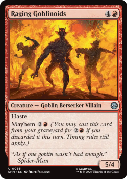 Raging Goblinoids single card from Magic : the Gathering