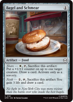 Bagel and Schmear single card from Magic : the Gathering