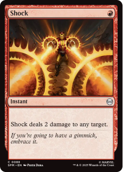 Shock single card from Magic : the Gathering