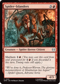 Spider-Islanders single card from Magic : the Gathering