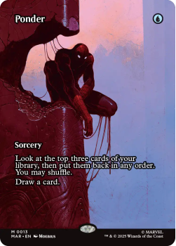 Ponder single card from Magic : the Gathering