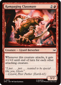 Rampaging Classmate single card from Magic : the Gathering