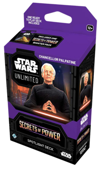 Star Wars Unlimited: Secrets of Power Spotlight Deck Chancellor Palpatine