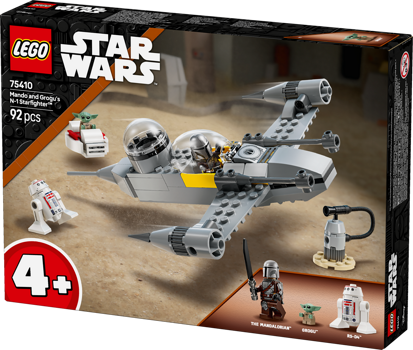 LEGO&reg; Star Wars Mando and Grogu&rsquo;s N-1 Starfighter (75410)
